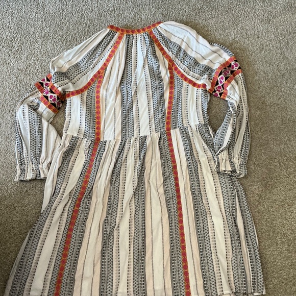 Anthropologie Lottie embroidered dress boho bohemian peasant women’s XL - Picture 6 of 7